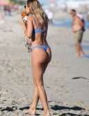 Kimberley Garner in Bikini on the Beach in Miami