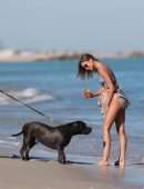 Kimberley Garner in Bikini on the Beach in Miami