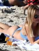 Kimberley Garner in Bikini on the Beach in Miami