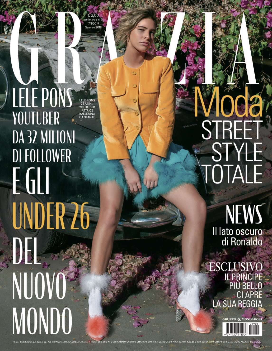 Lele Pons in Grazia Italy – January 2019
