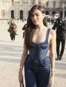 Madison Beer Outside the Off White Fashion Show in Paris