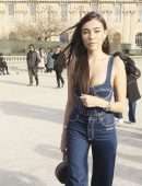Madison Beer Outside the Off White Fashion Show in Paris