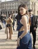 Madison Beer Outside the Off White Fashion Show in Paris