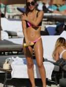 Metisha Schaefer Booty in Bikini on Miami Beach