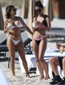 Metisha Schaefer Booty in Bikini on Miami Beach
