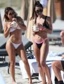 Metisha Schaefer Booty in Bikini on Miami Beach