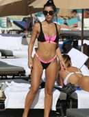 Metisha Schaefer Booty in Bikini on Miami Beach