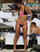 Metisha Schaefer Booty in Bikini on Miami Beach