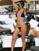 Metisha Schaefer Booty in Bikini on Miami Beach