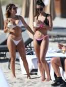 Metisha Schaefer Booty in Bikini on Miami Beach