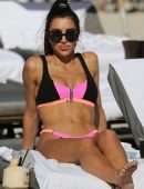 Metisha Schaefer Booty in Bikini on Miami Beach