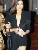 Olivia Culpo Leggy, Outside Nobu in Malibu