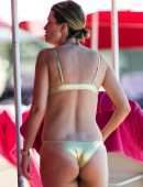 Rhea Durham Booty in Bikini on Beach in Barbados