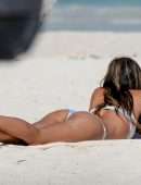Rocky Barnes in Bikini at Beach in Tulum