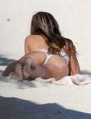 Rocky Barnes in Bikini at Beach in Tulum