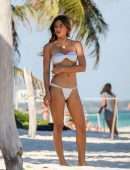 Rocky Barnes in Bikini at Beach in Tulum