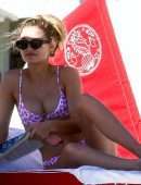 Roosmarijn de Kok in Bikini at Beach in Miami