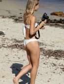 Sailor Brinkley-Cook in Bikini on the Beach in Sydney