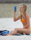 Sailor Brinkley Cook in Bikini on Bondi Beach in Sydney