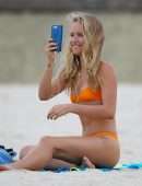 Sailor Brinkley Cook in Bikini on Bondi Beach in Sydney