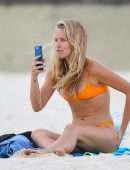 Sailor Brinkley Cook in Bikini on Bondi Beach in Sydney