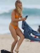 Sailor Brinkley Cook in Bikini on Bondi Beach in Sydney