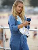 Sailor Brinkley Cook in Bikini on Bondi Beach in Sydney