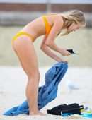 Sailor Brinkley Cook in Bikini on Bondi Beach in Sydney