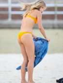 Sailor Brinkley Cook in Bikini on Bondi Beach in Sydney