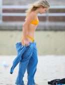 Sailor Brinkley Cook in Bikini on Bondi Beach in Sydney