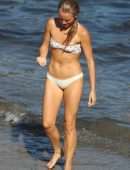 Sailor Brinkley-Cook in Bikini on the Beach in Sydney