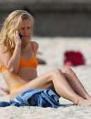 Sailor Brinkley Cook in Bikini on Bondi Beach in Sydney