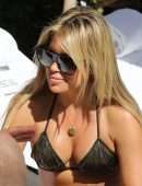 Sylvie Meis in Bikini by the Pool in Miami