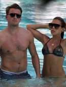 Sylvie Meis in Bikini by the Pool in Miami