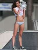 Taylor Hill – Victoria’s Secret Bikini Photoshoot Candids in Venice Beach