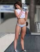 Taylor Hill – Victoria’s Secret Bikini Photoshoot Candids in Venice Beach
