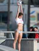 Taylor Hill – Victoria’s Secret Bikini Photoshoot Candids in Venice Beach