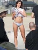 Taylor Hill – Victoria’s Secret Bikini Photoshoot Candids in Venice Beach