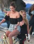 Taylor Hill and Stella Maxwell for Victoria’s Secret Photoshoot in Venice Beach