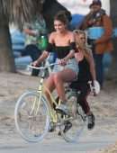 Taylor Hill and Stella Maxwell for Victoria’s Secret Photoshoot in Venice Beach