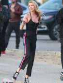 Taylor Hill and Stella Maxwell for Victoria’s Secret Photoshoot in Venice Beach