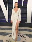 Adriana Lima at 2019 Vanity Fair Oscar Party in Beverly Hills