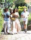 Alessandra Ambrosio Out with Friends in Florianopolis