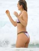 Ashley Hart in Bikini at Bondi Icebergs Club in Sydney