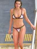Ashley Hart in Bikini at Bondi Icebergs Club in Sydney