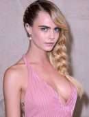 Cara Delevingne at Christian Dior Fashion Show in Paris