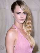 Cara Delevingne at Christian Dior Fashion Show in Paris