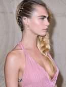 Cara Delevingne at Christian Dior Fashion Show in Paris
