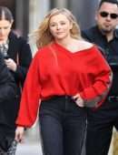 Chloe Grace Moretz Outside 'Jimmy Kimmel Live' in Hollywood