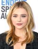 Chloe Grace Moretz at 2019 Film Independent Spirit Awards in Santa Monica